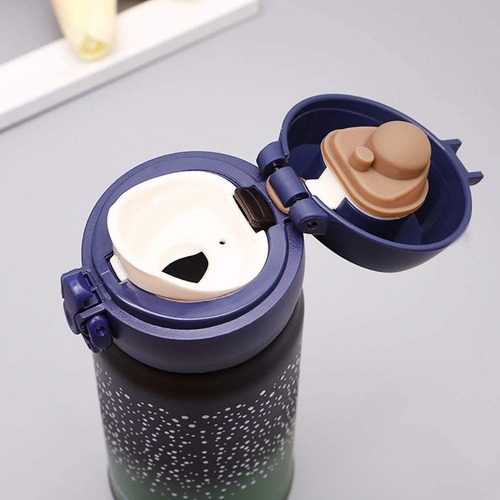 Termo Vaso Para Bebidas Starry Sky Acero Inox Doble Pared Color Azul