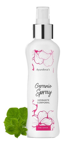 Bruma Facial Hidratante Natural Ayurdeva's Geranio Spray
