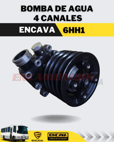 Bomba Agua 4 Canales Encava 6hh1 Ecologico 