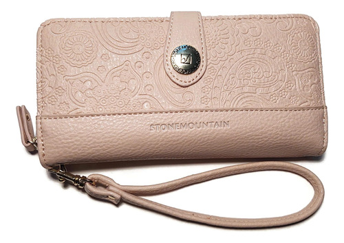 Cartera Tipo Pulsera SLG Con Relieve De Cachemira De Stone M