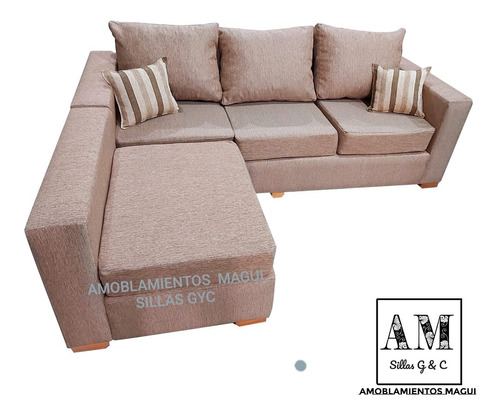 Sillón Con Camastro 210x160 En Chenille ,envio Gratis 