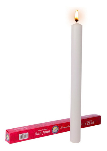 Cirio Blanco, Cera No. 1, Parafina Refinada (caja Con 24 Pz)