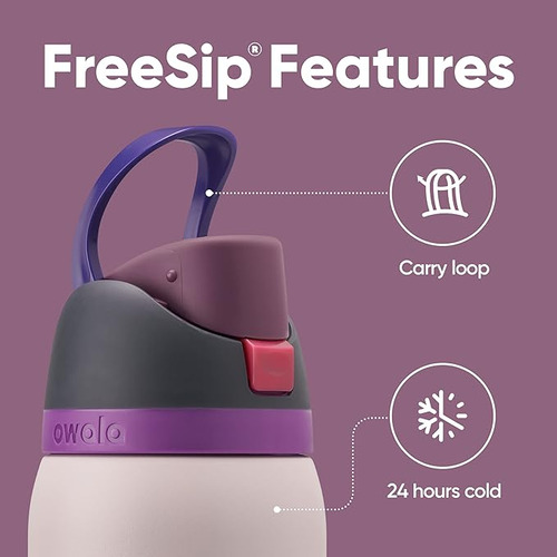 Laa Owala Freesip Botella De Agua Aislada De Acero 24 Oz