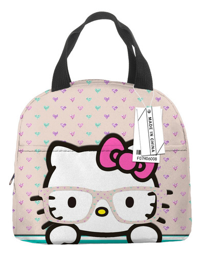 Lanchera Bolsa Térmica Multiuso Resistente Hello Kitty 