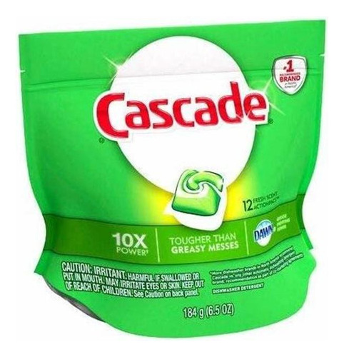 Cascade Platinum Actionpacs Fresh Scent Dishwasher Detergen