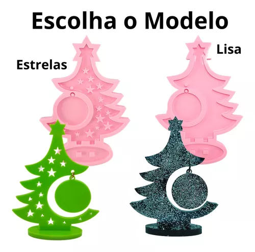 Forma de Silicone - Arvore de Natal - Decore Artesanatos SP