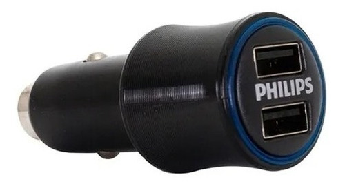 Imagen 3 de 3 de Kit Manos Libres Bluetooth Philips 1613 + Cargador Doble