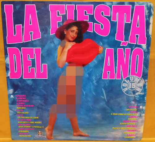 O La Fiesta Del Año Vol.15 Lp Colombia 1993 Ricewithduck