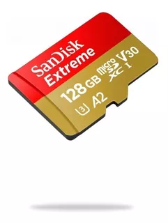 Memoria Micro Sd 128gb Sandisk Extreme U3 V30 A2 4k 160mb/s