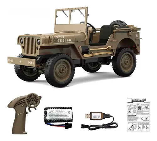 Jipe Willys Controle Remoto Rc Jjrc C8815-areia | MercadoLivre