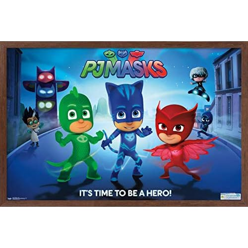 Póster De Pared Pj Masks  Es Hora De Ser Un Héroe , 1...