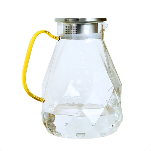 Jarra De Vidro London 1,8 Litros Com Tampa Em Inox