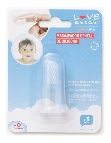 Masajeador Dental De Silicona Para BebésCon Caja Protectora