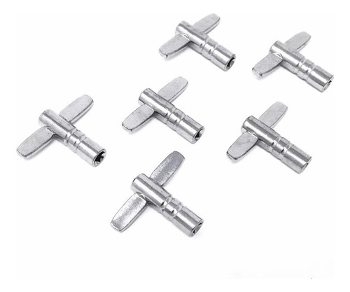 Honbay 6pcs Construcción De Metal Llaves De Batería Estándar