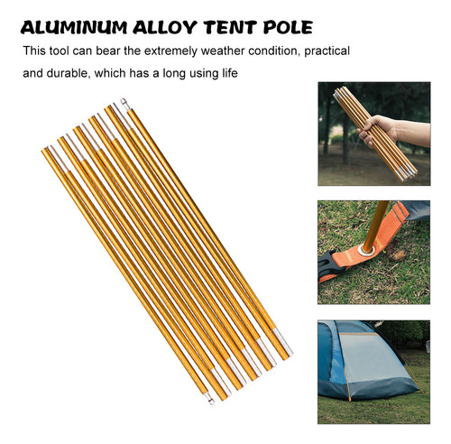 2 Piezas De Carpa Ajustables De Aleación De Aluminio, Barra