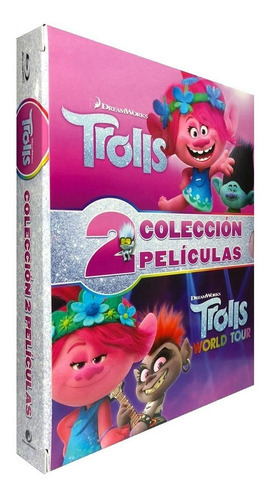 Trolls 1 Uno Y 2 Dos World Tour Boxset 2 Peliculas Blu-ray