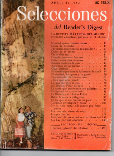 Selecciones Del Reader´s Digest Nº137 Abril 1952