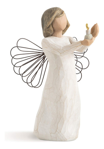 Willow Tree Angel Of Hope, Figura Esculpida Pintada A Mano