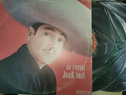 2 Lp Asi Cantaba Javier Solís Muy Buen Estado