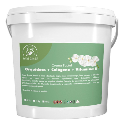  Crema De Orquideas, Colageno Y Vitamina E 19 Kilos