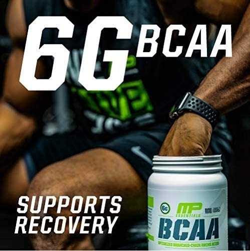 Imagen 8 de 9 de Bcaa Muscle Pharm Mp Essentials En Polvo 30serv Aminoácidos