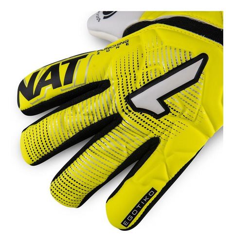 Imagen 2 de 6 de Guantes De Portero Rinat Egotiko Stellar Turf Amarillo Inf