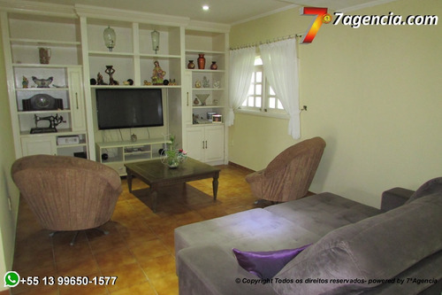 Imagem 4 de 30 de Casa Em Itanhaem Sobrado Completo 6dorms Piscina Churrasqueira Forno A Lenha Sala 4 Ambientes Ch203