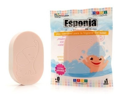Imagen 2 de 7 de Esponja De Baño Para Bebé - Baby Innovation - Ultra Soft Rxl