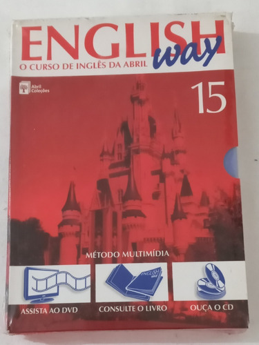 English Way O Curso De Inglês Da Abril Volume 15 - Livro + Cd + Dvd - Lacrado