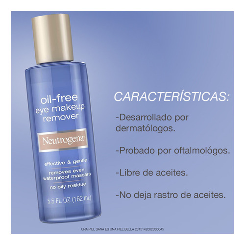 Neutrogena Oil Free Desmaquillante Bifasico 162 Ml