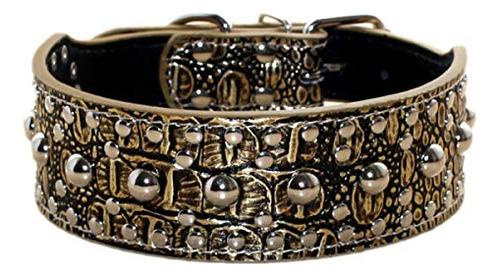 Haoyueer New Unisex Studded Leather Dog Collar Ljr8p