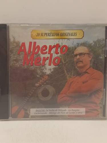 Alberto Merlo 20 Super Éxitos Originales Cd Nuevo