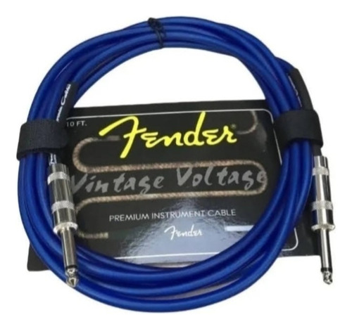 Cable De Guitarra Y Bajo Fender California 3mts 