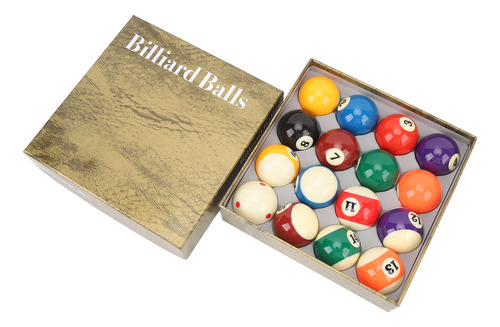 Juego De 16 Bolas De Billar De Repuesto De Resina, 2.25 PuLG