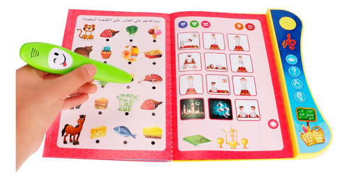 Libro De Juguete Para Niños Con Sonido Inglés Y Árabe Y Bolí