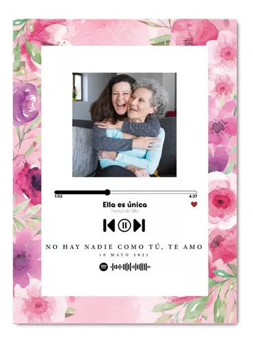 Cuadro Personalizado Dia De Las Madres Con Tus Fotos