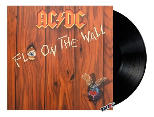 Ac/dc Fly On The Wall Lp Acetato Vinyl