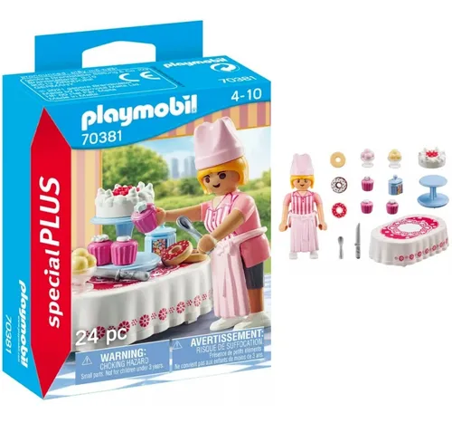 Playmobil Special Plus 70381 Pastelera Mesa Dulce Intek