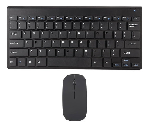 Teclado Mouse Wireless Preto Para Notebook Hp