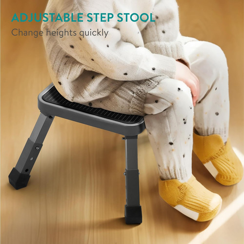 Taburete Portátil Escalera Plegable De Un Escalón 6.3pul