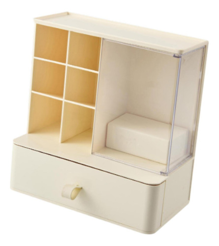 Caja De Almacenamiento De Joyería De Organizador De Beige