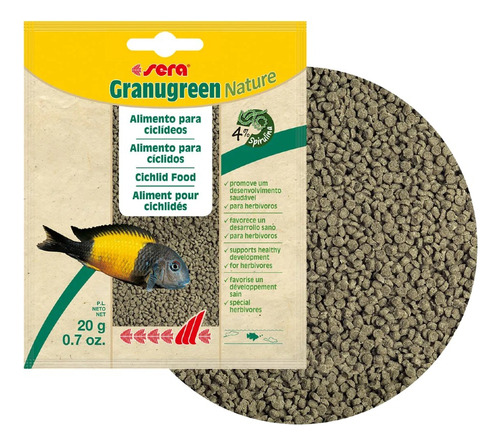 Sera Ração Granugreen Nature 20g