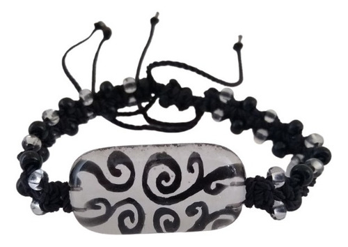 Imagen 1 de 3 de Pulsera Tejida Chaquiron Ondas