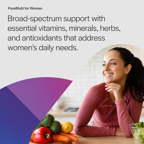 Pureformulas Puremulti Multivitaminas Para Mujeres 120 Caps