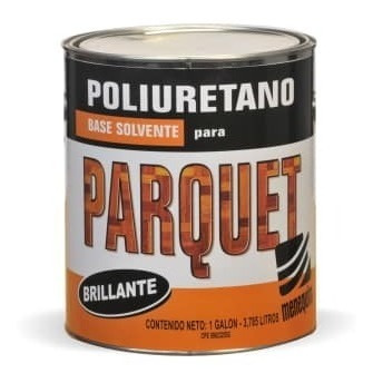 Parquet Poliuretano Brillante 1/4 Galón - Menequim 