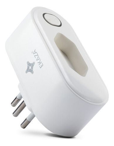 Tomada Inteligente Wifi 10a Ekaza Medidor De Consumo Smart Alexa Google Tuya Smart Life 110v
