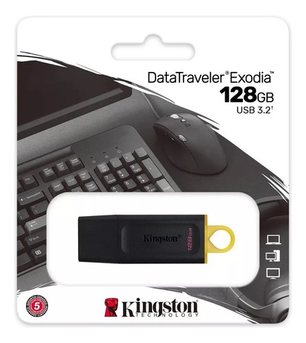 Kingston Data Traveler Exodia 128gb Usb 3.2