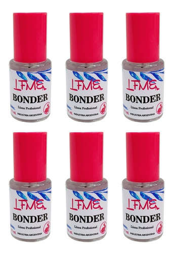 Base Bonder Sin Acido Para Uñas Acrilicas Gel X6 Uni Lefemme