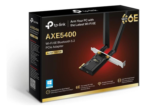 Archer Txe72e Adaptador Pcie Axe5400 Wi-fi 6e Bluetooth 5.2