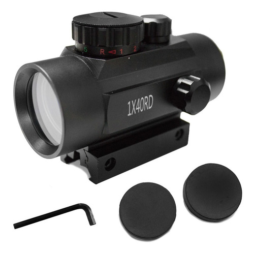 Imagen 2 de 10 de Mira Red Dot 1x40 Rojo Verde Rifles Aire Comprimido Co2 Pcp